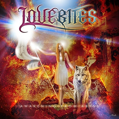 Lovebites - Honoo No Mezame - Japan Clear Orange Vinyl 2 LP Record Limited Edition