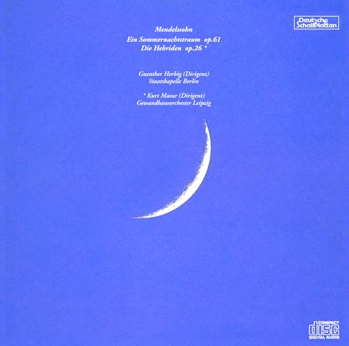 Gunther Herbig (conductor) - Mendelssohn: A Midsummer Night's Dream, Fingal's Cave - Japan  CD  Limited Edition