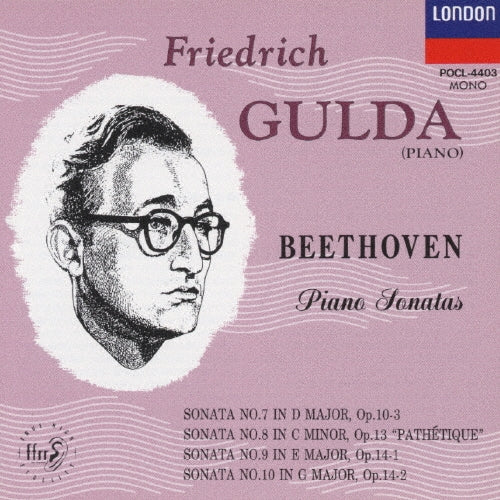 Friedrich Gulda - Beethoven: Piano Sonatas 7-9 - Japan CD Limited Edition