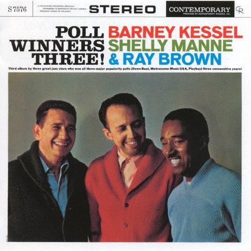 Barney Kessel,										Shelly Manne,										Ray Brown (Bass) - Poll Winners Three! - Japan SHM-CD