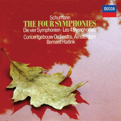 Bernard Haitink - Schumann: Complete Symphonies, Genoveva Overture, Manfred Overture - Japan 2 CD Limited Edition