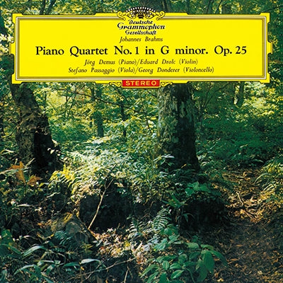 Jorg Demus - Brahms: Piano Quartet No.1 - Japan 2 CD Limited Edition