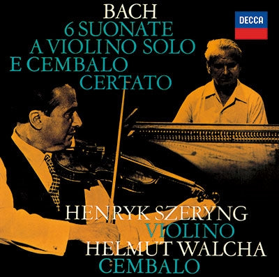 Henryk Szeryng - Bach: 6 Sonatas For Violin Solo And Harpsichord - Japan 2 CD Limited Edition