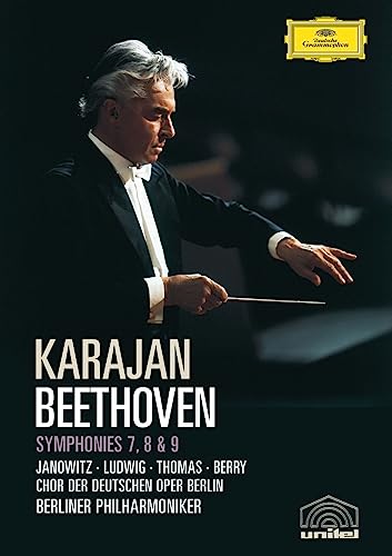 Herbert Von Karajan (conductor) - Beethoven: Symphonies 7. 8 & 9 - Japan DVD Disc Limited Edition