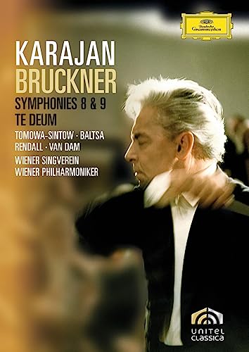 Herbert Von Karajan (conductor) - Bruckner: Symphonies 8 & 9 Te Deum - Japan 2 DVD Disc Limited Edition