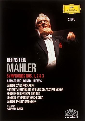 Leonard Bernstein (conductor) - Mahler: Symphonies Nos. 1. 2 & 3 - Japan 2 DVD Disc Limited Edition
