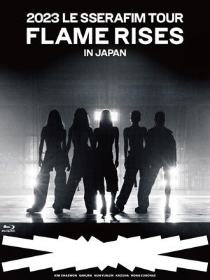 LE SSERAFIM - 2023 LE SSERAFIM TOUR 'FLAME RISES' IN JAPAN - Japan 2Blu-ray Disc+Photo Book+Photo Card Set+Poster + Sticker + Live Photo Card Digipak Limited Edition