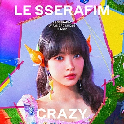 Le Sserafim - CRAZY HONG EUNCHAE Solo Jacket Edition - Japan CD+Selfie Photo Card+Message Card Limited Edition
