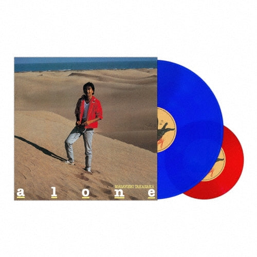 Masayoshi Takanaka - alone - Japan 180g Clear Deep Blue Vinyl LP Record+7inch Limited Edition
