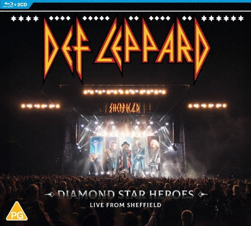 Def Leppard - Diamond Star Heroes Live From Sheffield - Japan Blu-ray Disc+2SHM-CD