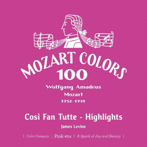 James Levine (conductor) - Mozart :Cosi fan tutte (Highlights): James Levine / Vienna Philharmonic, Kiri Te Kanawa, Thomas Hampson, etc.(1988 Stereo) - Japan Mini LP SHM-CD