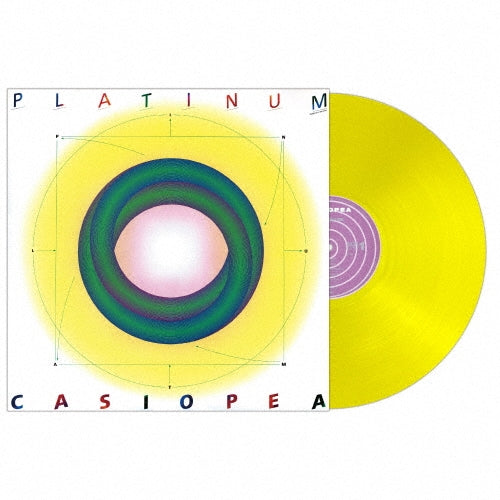 Casiopea - Platinum - Japan Clear Lime Yellow Vinyl LP Record Limited Edition