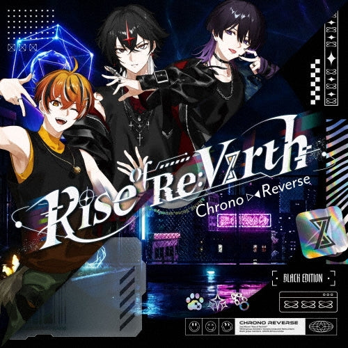 Chrono Reverse - Rise Of Re:Virth - Japan Black vinyl CD + Card Limited Edition
