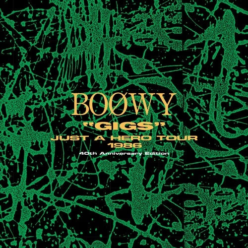 Boowy - 『"GIGS" JUST A HERO TOUR 1986』40TH ANNIVERSARY EDITION:3 DISC LP - Japan Vinyl 3LP+Photo Book+Liner Notes+Pouch (Green Jacket) Box Set Limited Edition