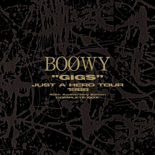 Boowy - 『"GIGS" JUST A HERO TOUR 1986』40TH ANNIVERSARY EDITION:COMPLETE BOX - Japan 2SHM-CD+3LP+2Cassette+Photo Book+Liner Notes+Goods Box Set Limited Edition