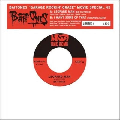 Baitones - Leopard Man/I Want Some Of That - Japan Vinyl 7 Inch Single Record Limited Edition