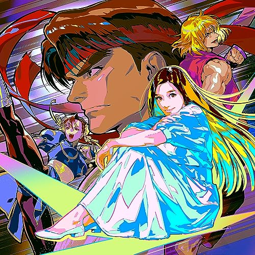 Street fighter II V anime cel