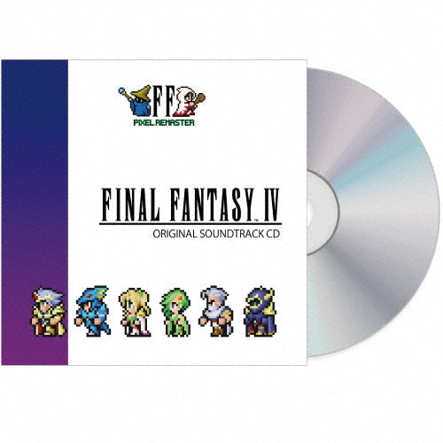 Game Music - Final Fantasy Iv Pixel Remaster Original Soundtrack Cd - Japan 2CD + booklet + stickers
