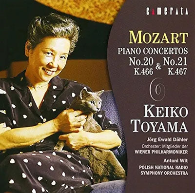 Toyama Keiko - Mozart: Piano Concertos Nos.20 & 21 - Japan CD