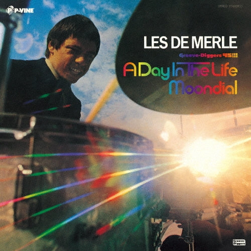 Les De Merle - A Day In The Life / Moondial  - Japan Color Vinyl 7 inch Single Record Limited Edition