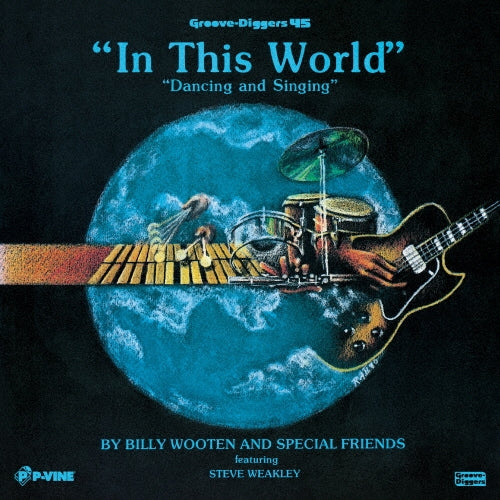 Billy Wooten - In This World/Dancing and Singing - Japan Clear Dark Blue Vinyl 7 inch Single Record Limited Edition