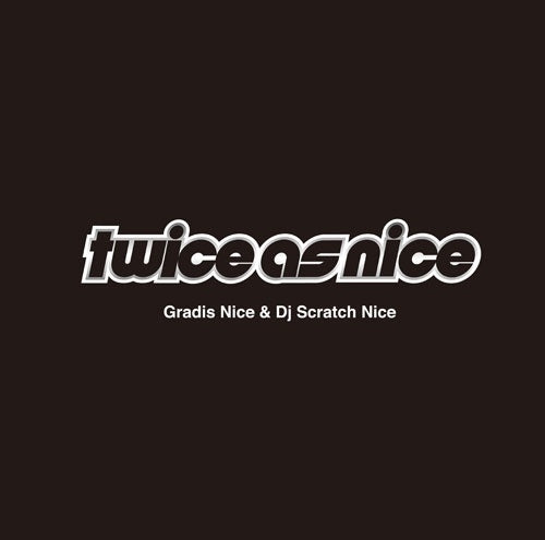 Gradis Nice & Dj Scratch Nice - Twice As Nice - Japan Black x Grey Silver Marble Vinyl LP Record Limited Edition