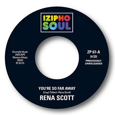 Rena Scott - You're So Far Away - Import Vinyl 7inch Single Record Limited Edition