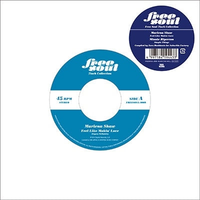 Marlena Shaw 、 Minnie Riperton - Feel Like Makin' Love / Simple Things(Free Soul 7inch Collection) - Japan Vinyl 7 Inch Shingle Record Limited Edition