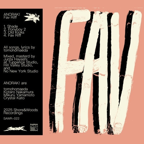 Anorak! - Fav Riff - Japan CD