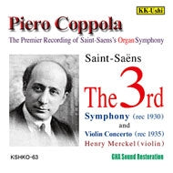 Piero Coppola - Saint-Saens: Sym 3 & Violin Concerto 3 - Japan  CD