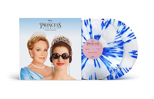 OST - The Princess Diaries - Import Clear / Blue Splatter Vinyl LP Record Limited Edition