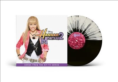 Miley Cyrus - Hannah Montana 2 - Import Black, White, Splatter Vinyl LP Record