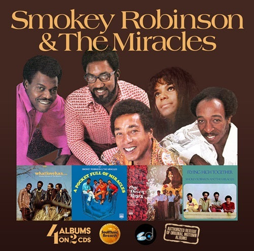 Smokey Robinson & The Miracles - A Pocket Full Of Miracles/One Dozen Roses/Flying High Together/What Love Has Joined Together - Import 2 CD