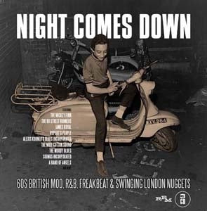 Various Artists - Night Comes Down: 60 British Mod R&B Freakbeat & Swinging London Nuggets - Import 3 CD