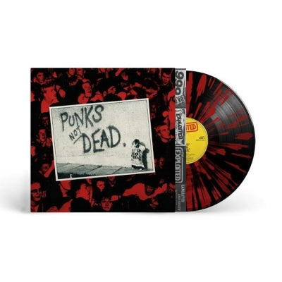 The Exploited - Punks Not Dead (45th Anniversary) - Import Red Splatter Vinyl LP Record