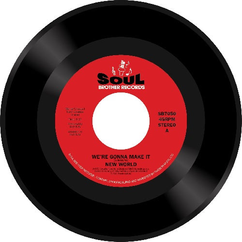 New World (Funk) - We'Re Gonna Make It / Help The Man - Import Vinyl 7 inch Single Record