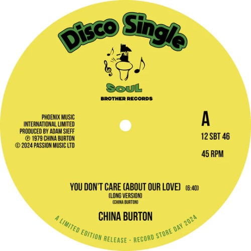 China Burton - You Don'T Care (About Our Love) - Import 12inch Record