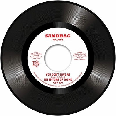 Epitome Of Sound - You Don'T Love Me Anymore / Where Were You - Import Vinyl 7 inch Shingle Record