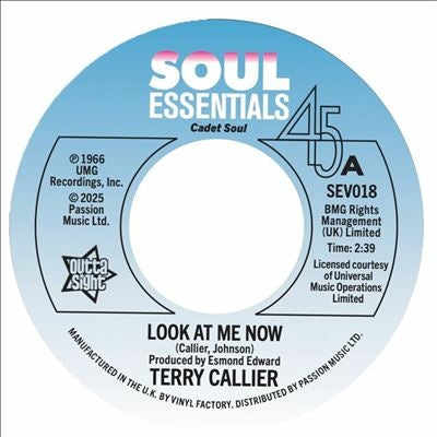 Terry Callier - Look At Me Now - Import Vinyl 7 inch Record