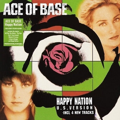 Ace Of Base - Happy Nation - Import Clear Vinyl LP Record
