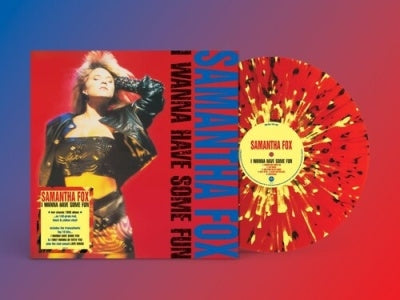 Samantha Fox - I Wanna Have Some Fun - Import Red, Black & Yellow Vinyl LP Record