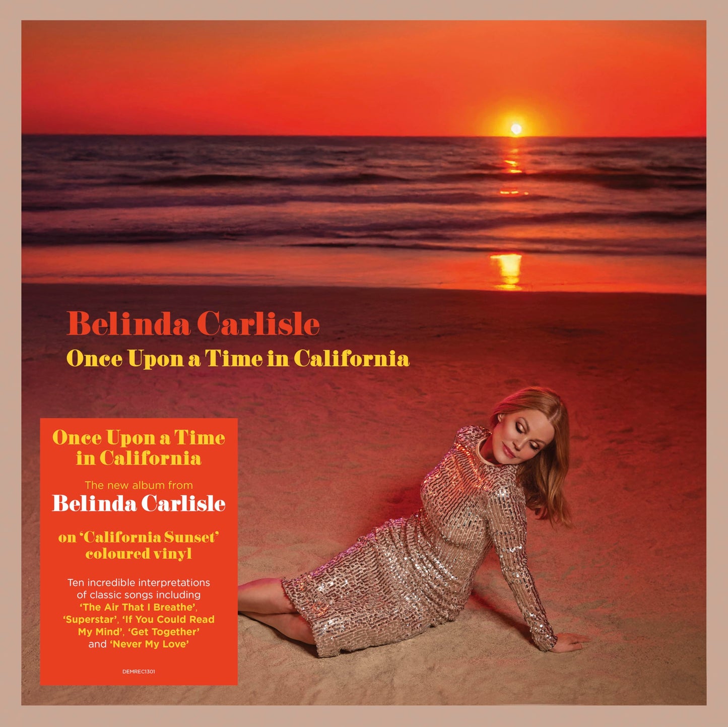 Belinda Carlisle - Once Upon A Time In California - Import Sunset Vinyl LP Record
