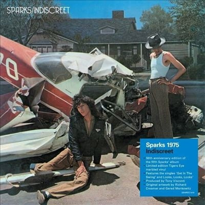 Sparks - Indiscreet (50th Anniversary) - Import Marbled Vinyl LP Record