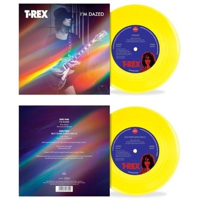 T. Rex - I'm Dazed/Billy Super Duper (Take 2) - Import Cosmic Yellow Vinyl 7 Inch Single Record