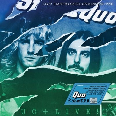 Status Quo - Live In Glasgow 27Th October 1976 - Import Vinyl 2 LP Record