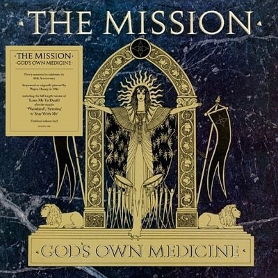 The Mission - God's Own Medicine - Import Oxblood Red Vinyl LP Record Limited Edition