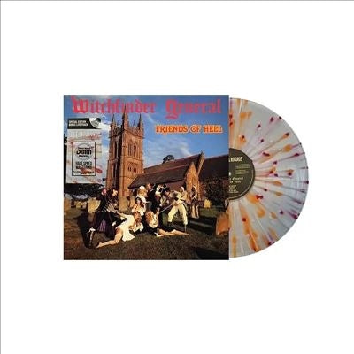 Witchfinder General - Friends Of Hell - Import Clear with Red, Orange & White Splatter Vinyl LP Record Limited Edition