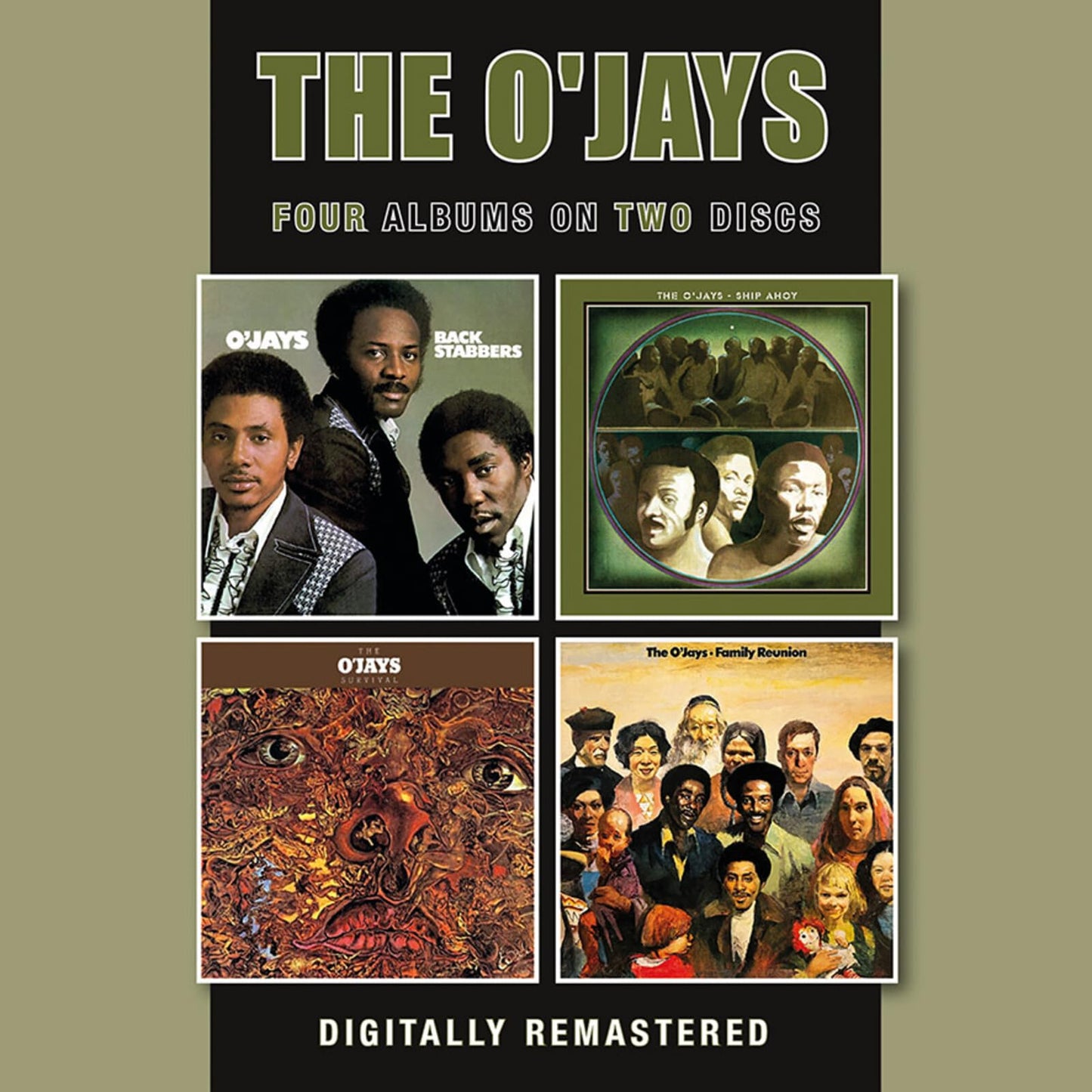 The O'Jays - Back Stabbers/Ship Ahoy/Survival/Family Reunion - Import 2 CD
