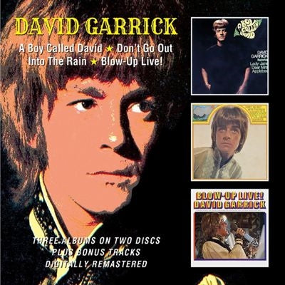 David Garrick - A Boy Called David/Don't Go Out Into The Rain/Blow-Up Live! Plus Bonus Tracks - Import 2 CD