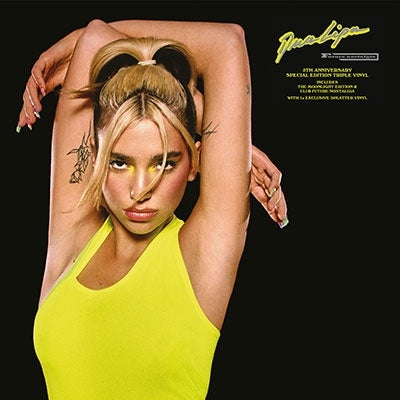 Dua Lipa - Future Nostalgia (5th Anniversary Edition) - Import Yellow splatter & Black Vinyl 3 LP Record